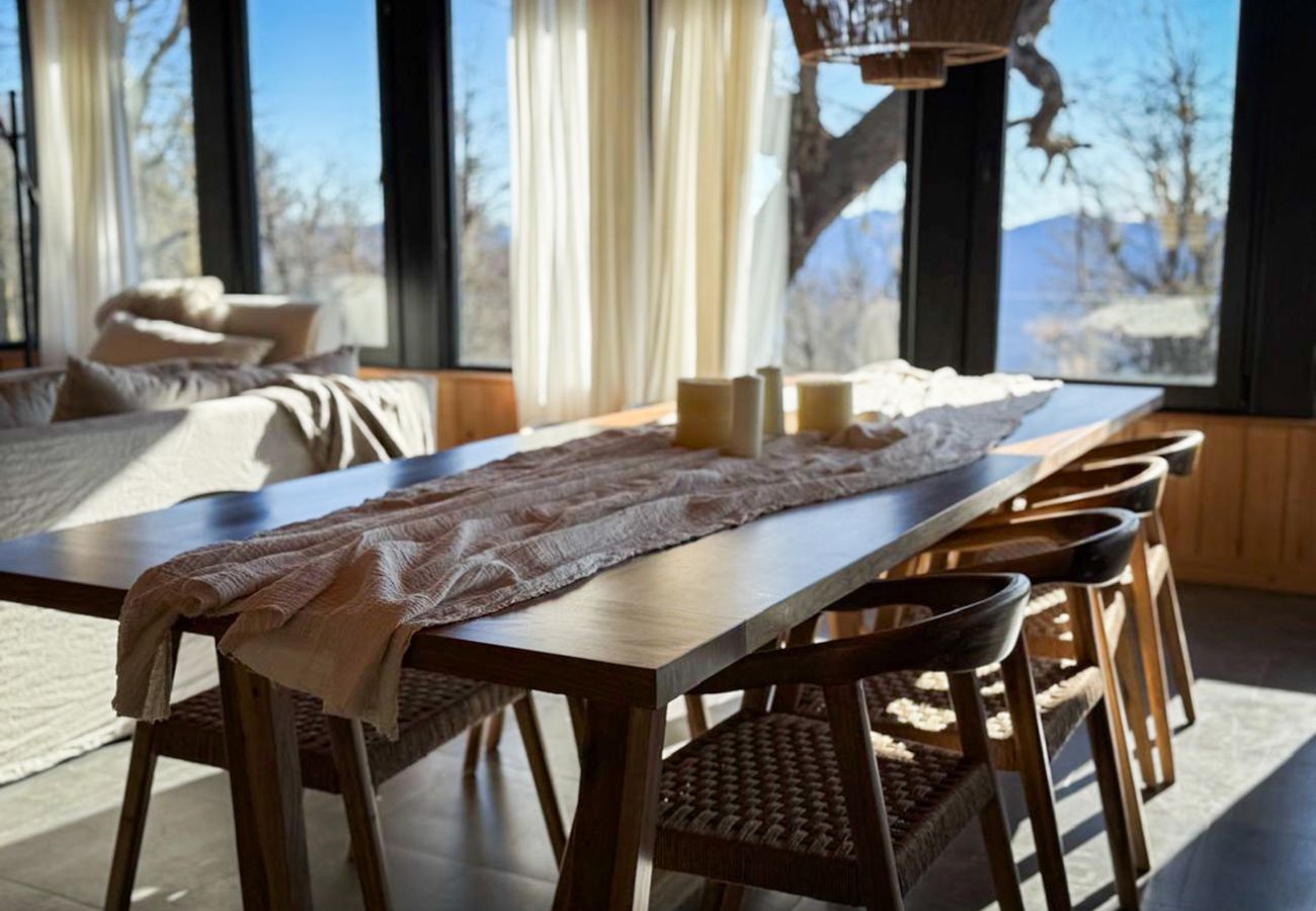 Casa en Chapelco - Casa de diseño ideal para grupos con vista a la Cordillera de Los Andes