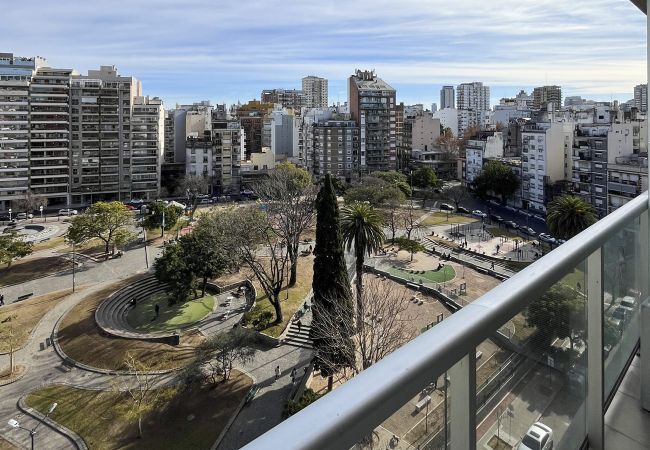 Estudio en Buenos Aires - Luminoso monoambiente con piscina y balcon en zona sanatorios Estudio en Buenos Aires - Luminoso monoambiente con piscina y balcon en zona sanatorios