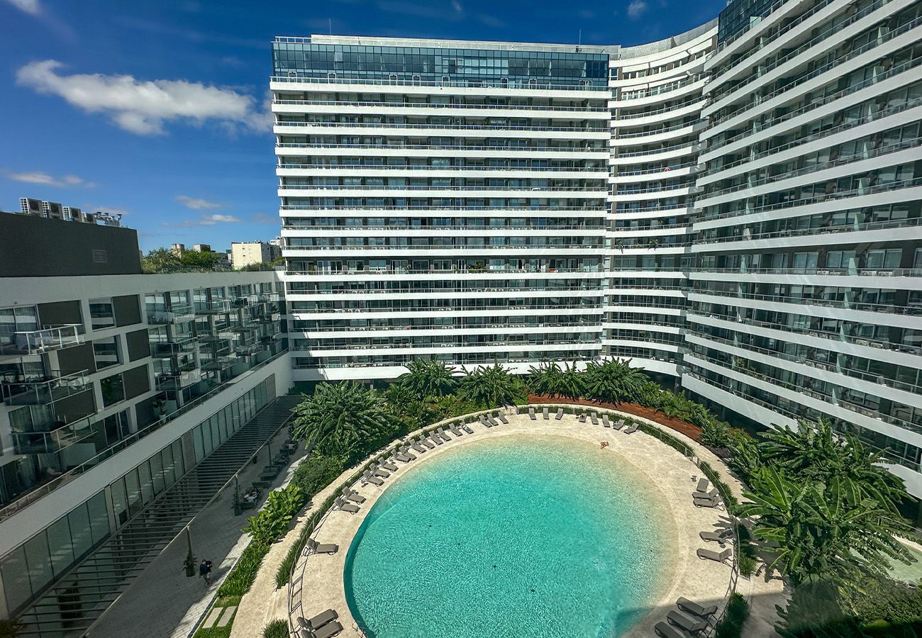 Apartamento em Buenos Aires - Palermo con amenidades de lujo: balcón, piscinas, gym y spa
