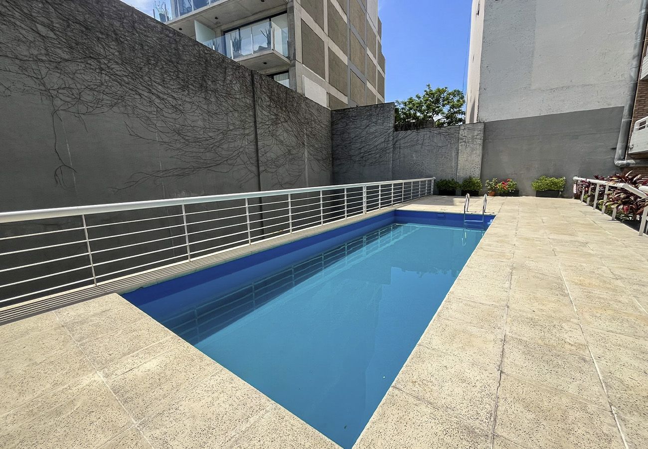 Apartamento em Buenos Aires - Luminoso, a estrenar y con piscina con balcón en Palermo.