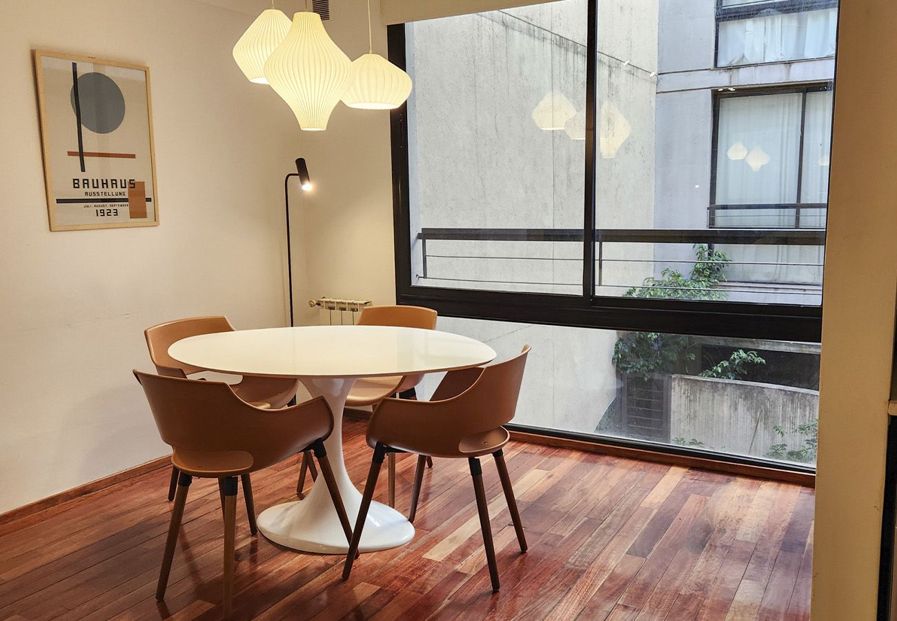 Estúdio em Buenos Aires - Palermo: Deco Sofisticada en Studio Funcional con Balcón
