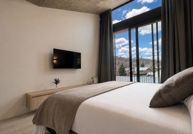 Apartamento em San Martin de los Andes - Suite Patagonia Terrace | Apartamento boutique para familias en San Martín de los Andes | 2 ambientes, vistas a la montaña y balcón | A minutos de Chapelco 